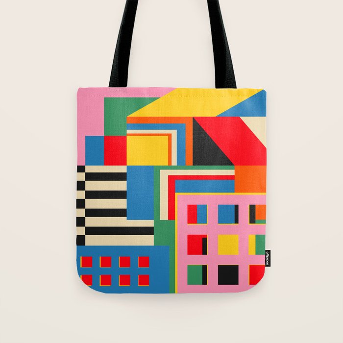 Sunset Cityscape Tote Bag Gallery Image 1