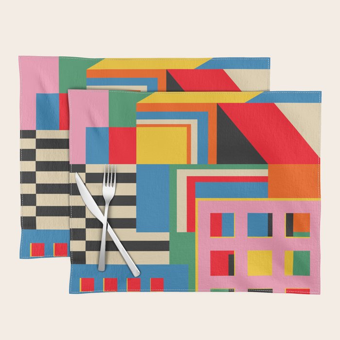 Sunset Cityscape Placemat Gallery Image 1