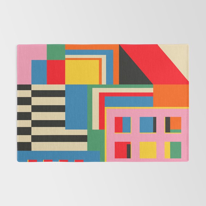 Sunset Cityscape Rug Gallery Image 2