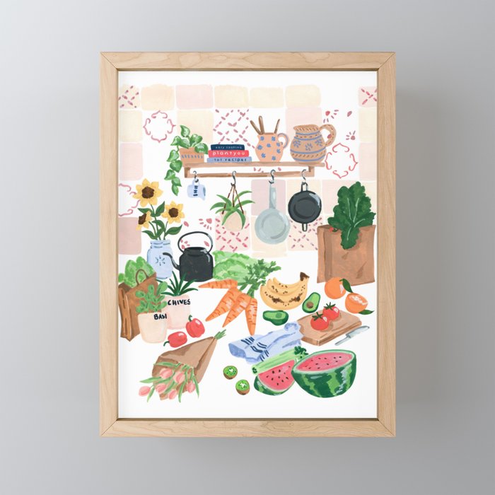 Market Haul Mini Art Print Gallery Image 1