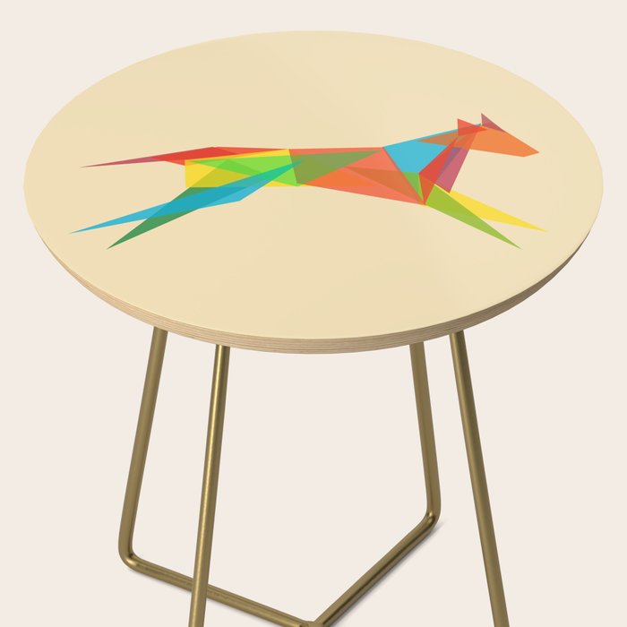 Fractal Geometric Dog Side Table Gallery Image 2