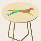 Fractal Geometric Dog Side Table Gallery Image 2