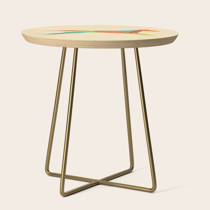 Fractal Geometric Dog Side Table Gallery Image 1