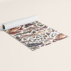 Moths of North America Pattern Yoga Mat Gallery Image 2