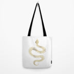 Snake Skeleton - Gold Tote Bag Gallery Image 2