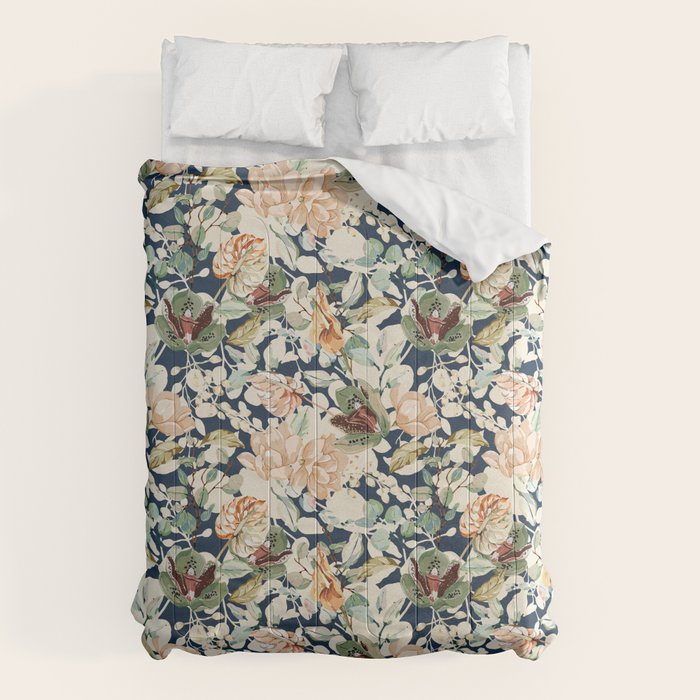 Lush colorful exotic garden D Comforter Gallery Image 1