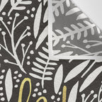 Pardon My French - Gold on Black Wall Tapestry Gallery Image 3
