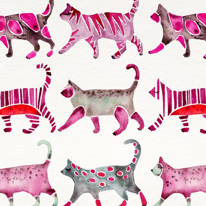 Cat Collection - Magenta Palette Coffee Mug Gallery Image 2