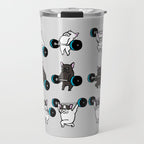 OLYMPIC LIFTING FRENCHIE Travel Mug Gallery Image 1