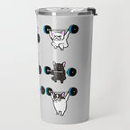 OLYMPIC LIFTING FRENCHIE Travel Mug Gallery Image 2