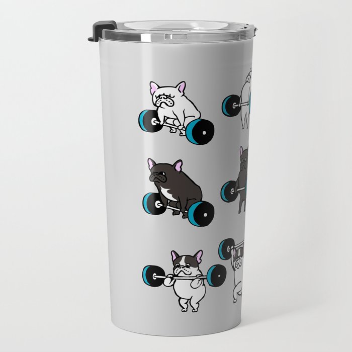 OLYMPIC LIFTING FRENCHIE Travel Mug Gallery Image 3