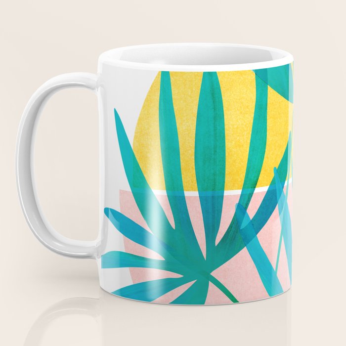 Mid Century Palms Coffee Mug Gallery Image 3