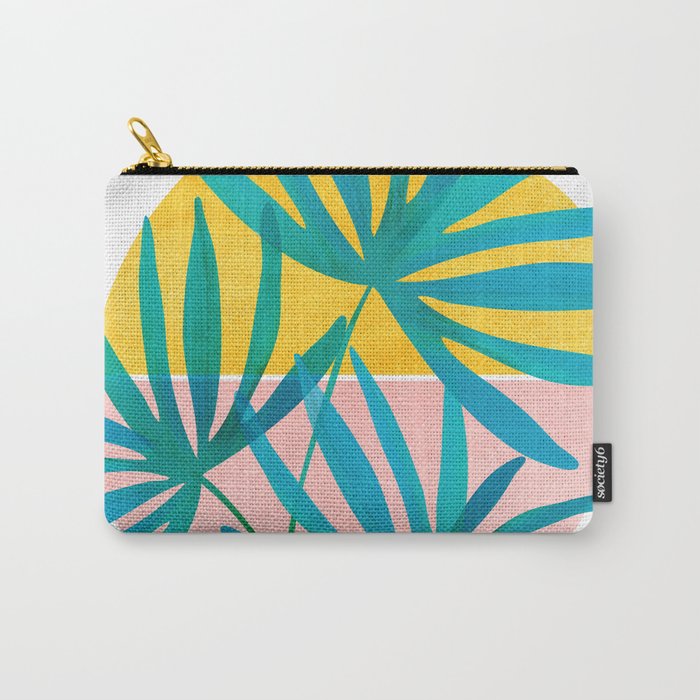 Mid Century Palms Carry All Pouch Gallery Image 1
