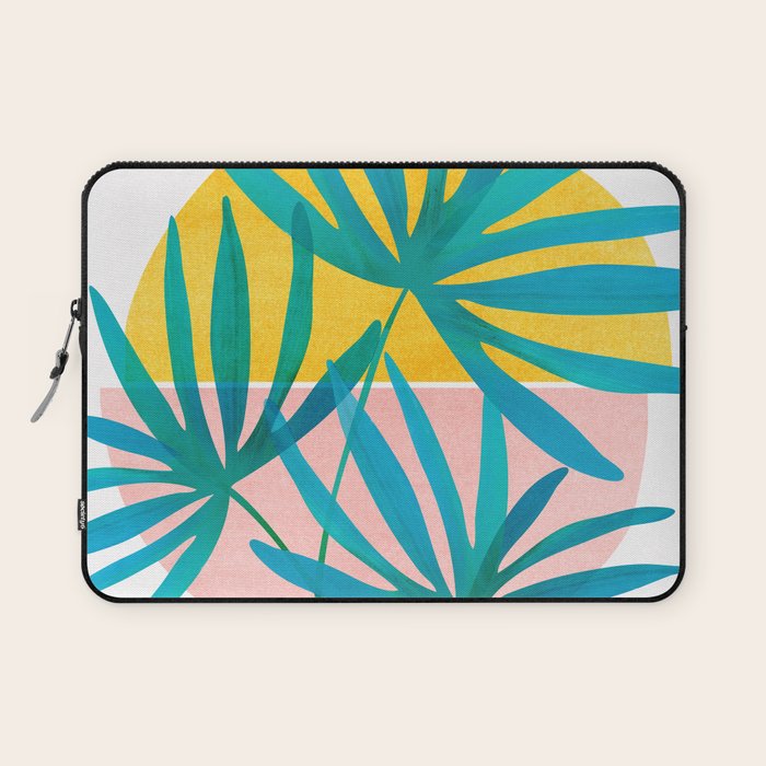 Mid Century Palms Laptop Sleeve Gallery Image 1
