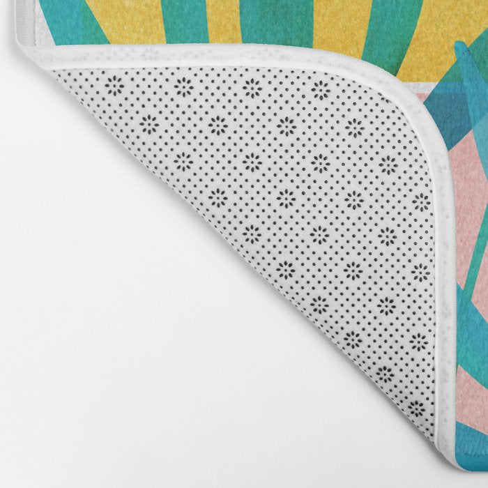 Mid Century Palms Bath Mat Gallery Image 2
