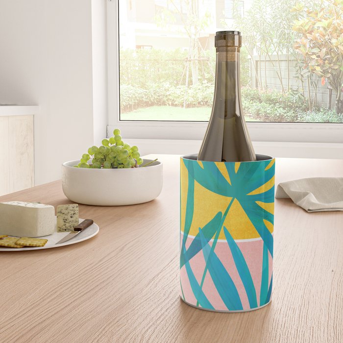 Mid Century Palms Wine Chiller Gallery Image 4