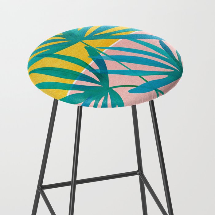 Mid Century Palms Stool Gallery Image 2