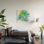 Mid Century Palms Wood Wall Art Gallery Image 2