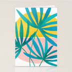 Mid Century Palms Stationery Card Gallery Image 2