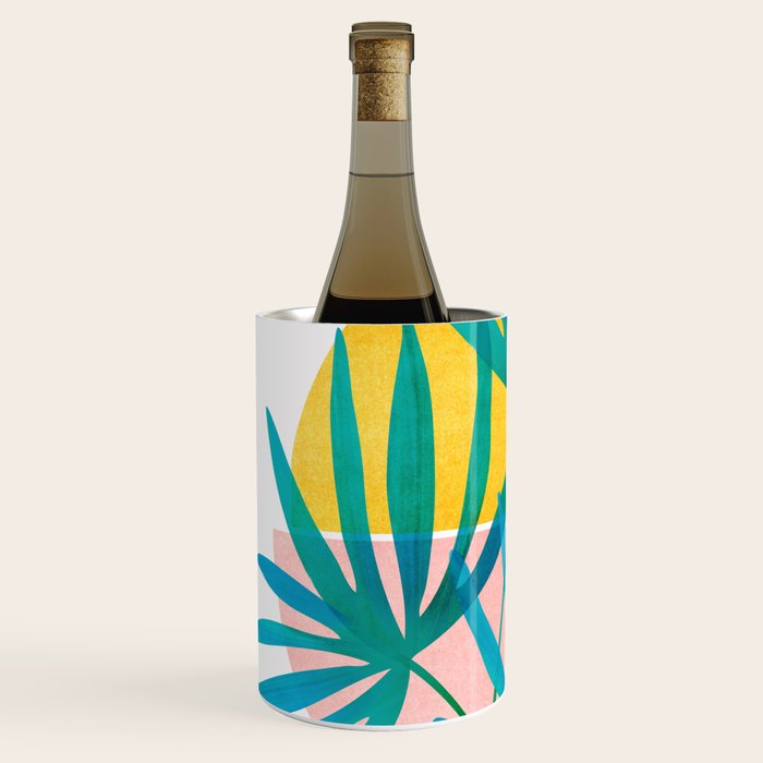 Mid Century Palms Wine Chiller Gallery Image 2