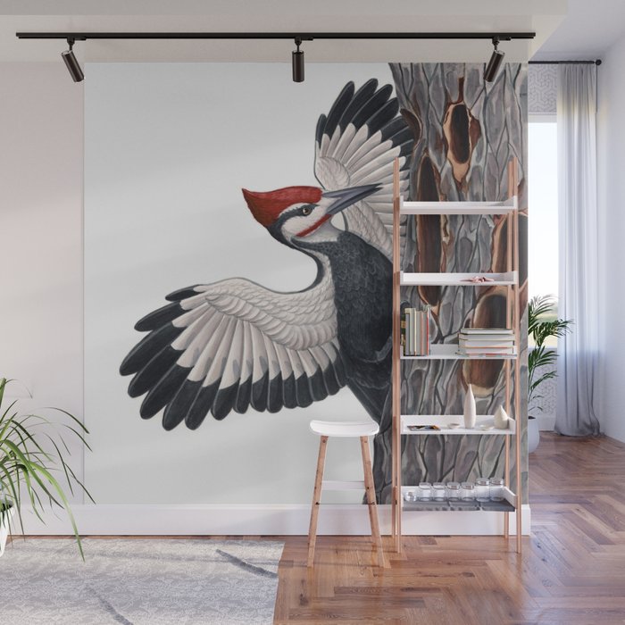 Pileated Woodpecker Wall Mural Gallery Image 1
