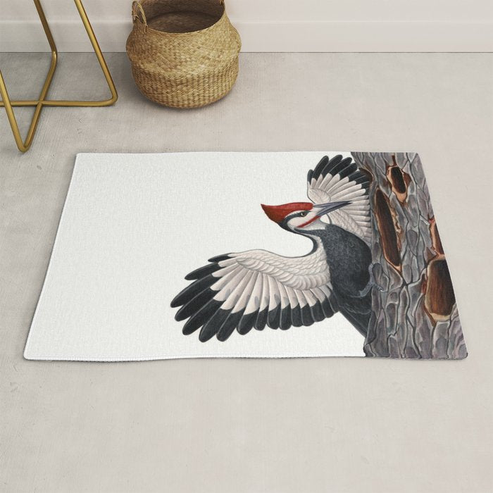 Pileated Woodpecker Rug Gallery Image 1