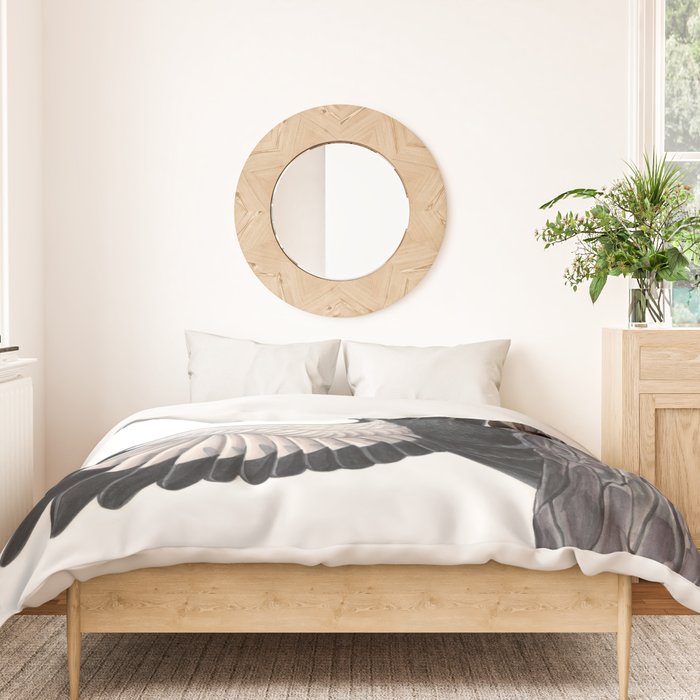 Pileated Woodpecker Duvet Cover Gallery Image 3