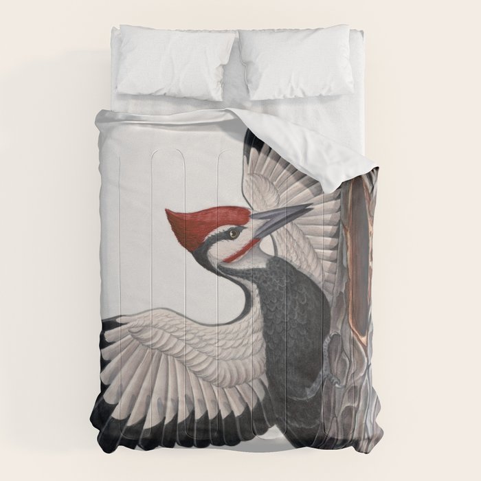 Pileated Woodpecker Comforter Gallery Image 1