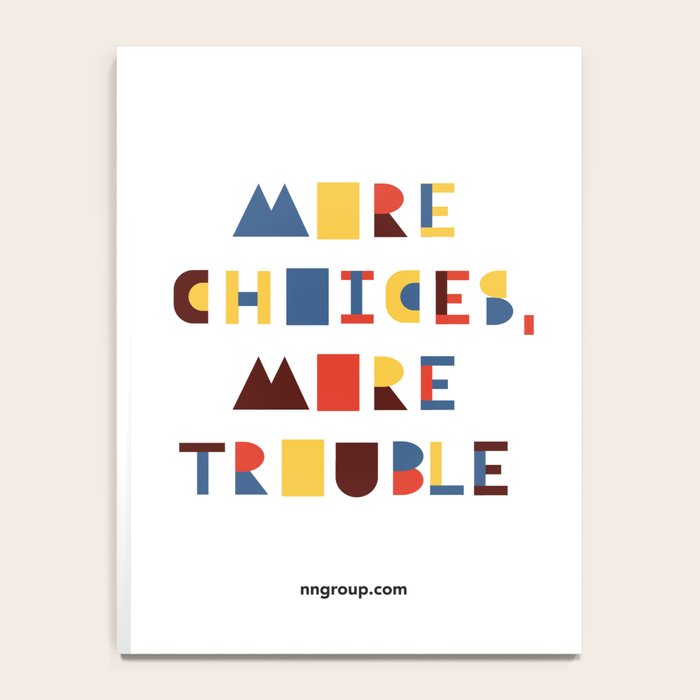 More Choices, More Trouble Notebook Gallery Image 4