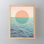 Because the ocean Mini Art Print Gallery Image 1