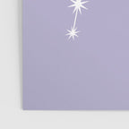 Aquarius Zodiac Star Constellation Line Art Pastel Lavender Poster Gallery Image 3