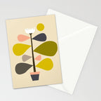Flower Cat Plants Stationery Card Gallery Image 2