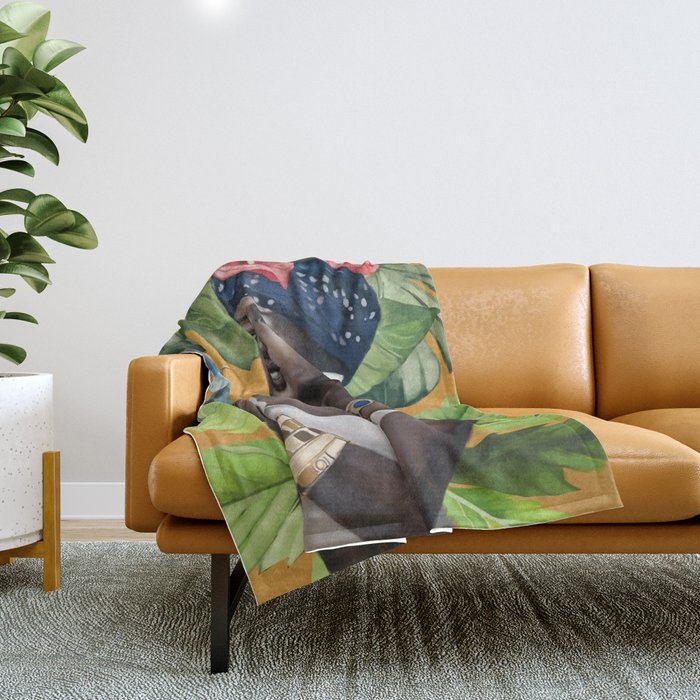 Tropic Breeze Throw Blanket Gallery Image 1