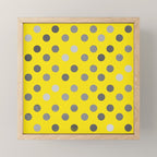 Polka Proton Yellow Mini Art Print Gallery Image 1