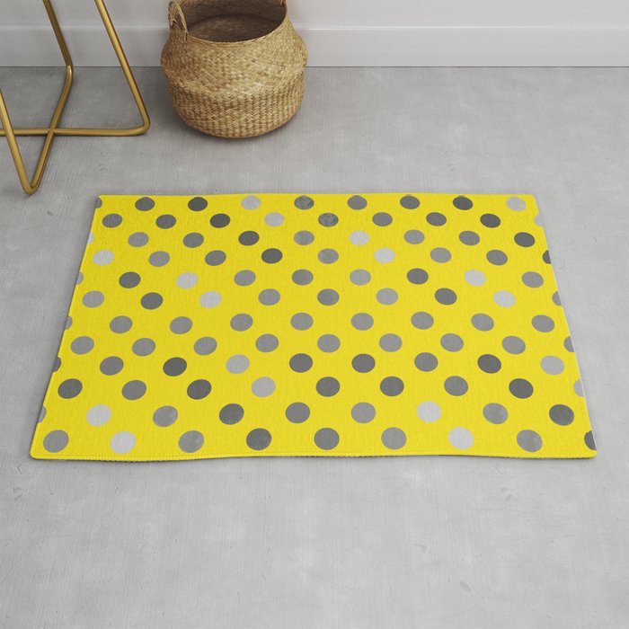 Polka Proton Yellow Rug Gallery Image 1