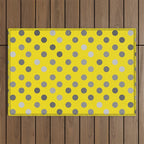 Polka Proton Yellow Outdoor Rug Gallery Image 1