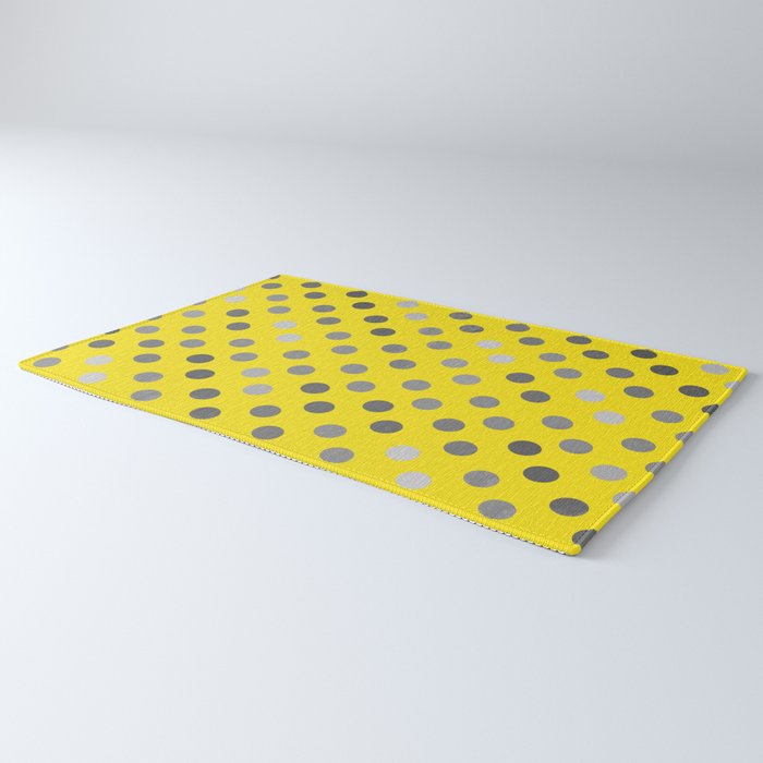 Polka Proton Yellow Rug Gallery Image 3
