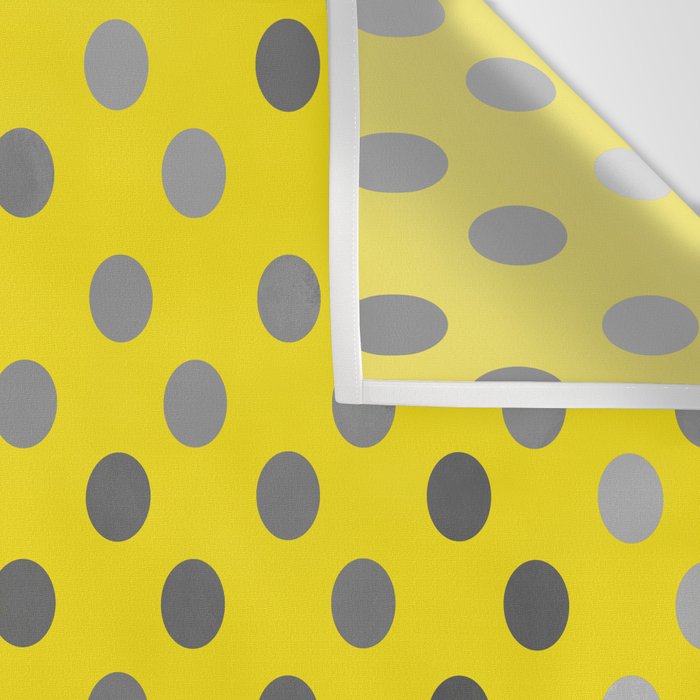 Polka Proton Yellow Wall Tapestry Gallery Image 3