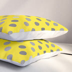 Polka Proton Yellow Pillow Sham Gallery Image 3