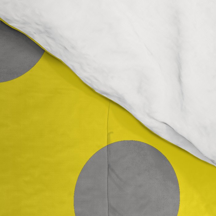 Polka Proton Yellow Comforter Gallery Image 4