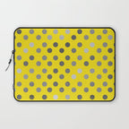 Polka Proton Yellow Laptop Sleeve Gallery Image 1
