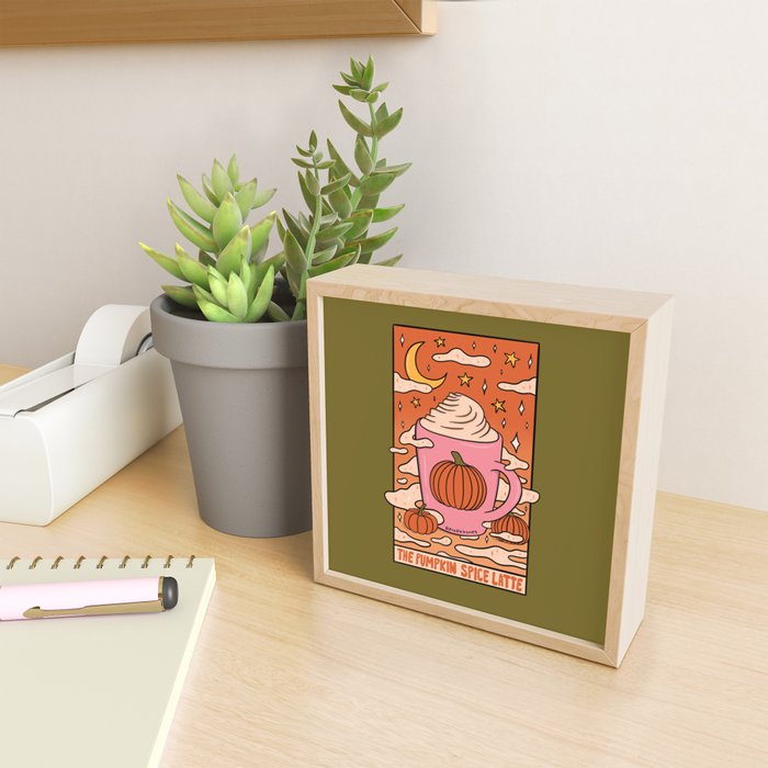 Pumpkin Spice Tarot Card Mini Art Print Gallery Image 2