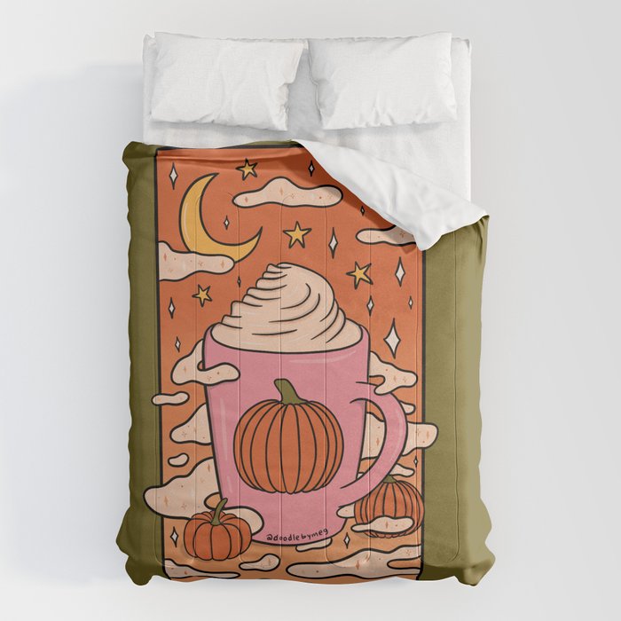 Pumpkin Spice Tarot Card Comforter Gallery Image 6