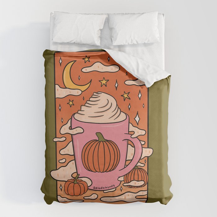 Pumpkin Spice Tarot Card Duvet Cover Gallery Image 6