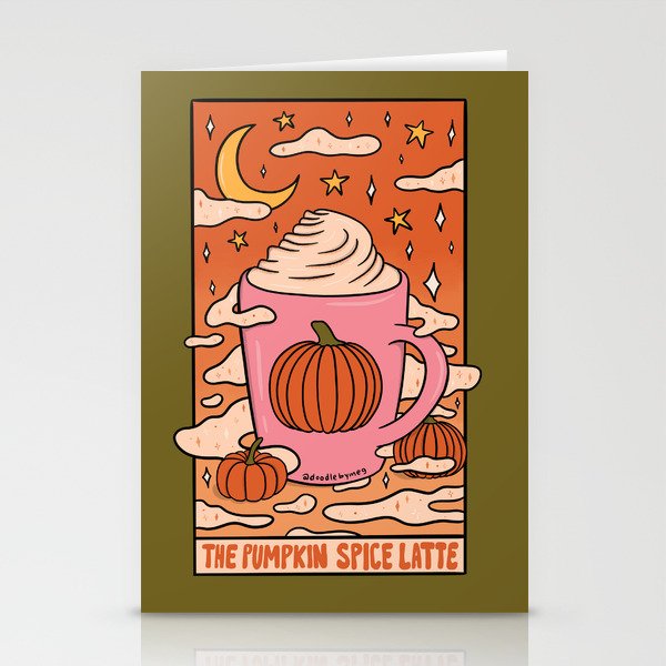 Pumpkin Spice Tarot Card Stationery Card Gallery Image 2