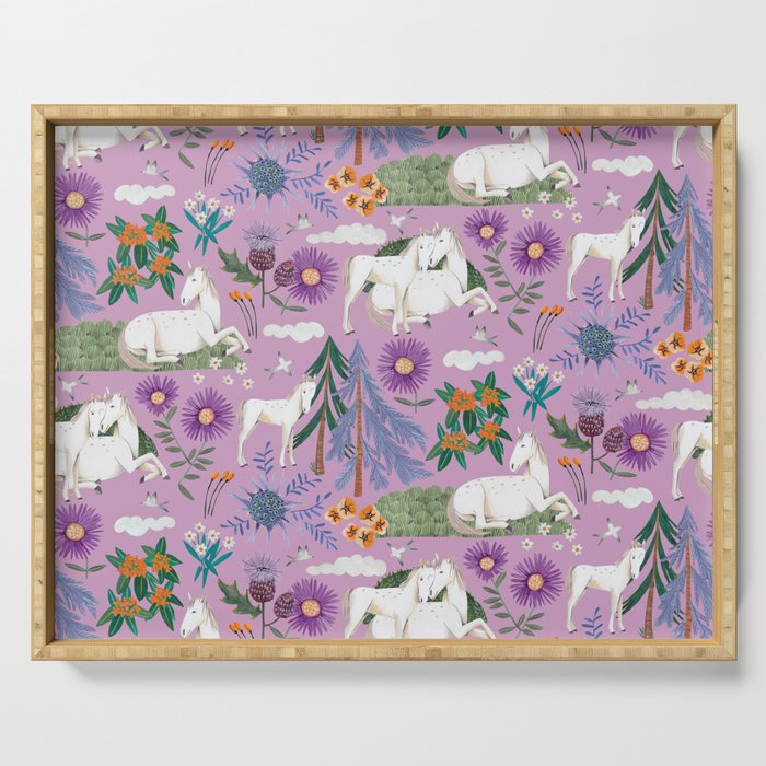 Horse pattern Serving Tray Gallery Image 1