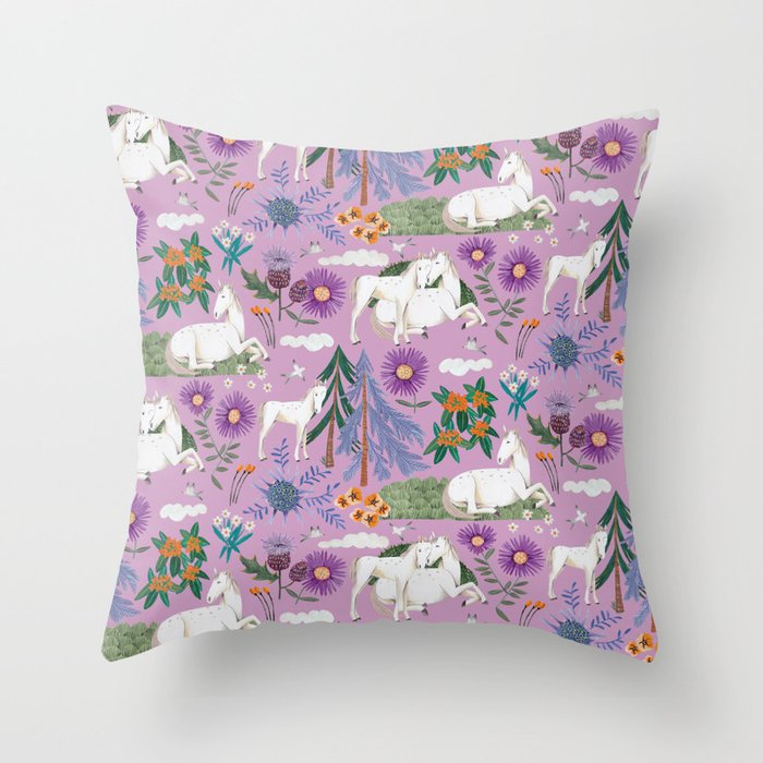 Horse pattern Throw Pillow Gallery Image 6