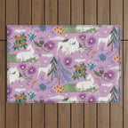 Horse pattern Outdoor Rug Gallery Image 1