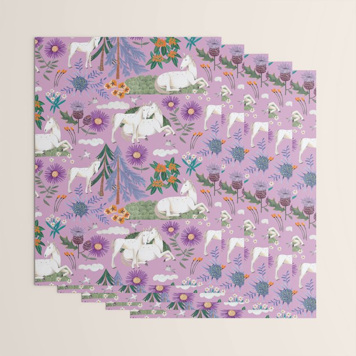 Horse pattern Wrapping Paper Gallery Image 3