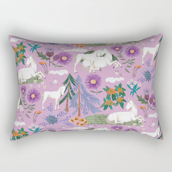 Horse pattern Rectangular Pillow Gallery Image 1